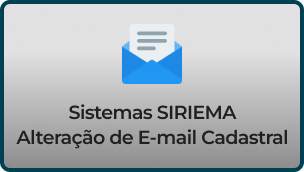 Sistema SIRIEMA alteração de email cadastral.