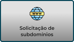 Solicitação de subdomínios.